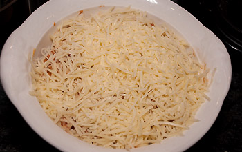 Kohlrabilasagne mit Reibekaese