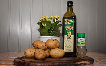 Zutaten für Ofenkartoffeln