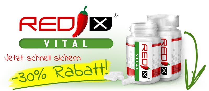 30% Rabatt Gutschein Redix Vital